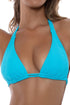 Luli Fama Wavy Baby Triangle Halter Top